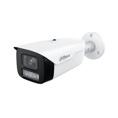 [DH-HAC-HFW1509MHP-A LED] Dahua DH-HAC-HFW1509MHP-A-LED, une caméra bullet HDCVI 5MP Full-color dotée d’un éclairage LED intégré pour une vision nocturne en couleur.